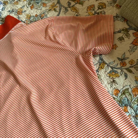 Mens Clemson orange and white stripped Nike golf polo - Picture 8 of 8